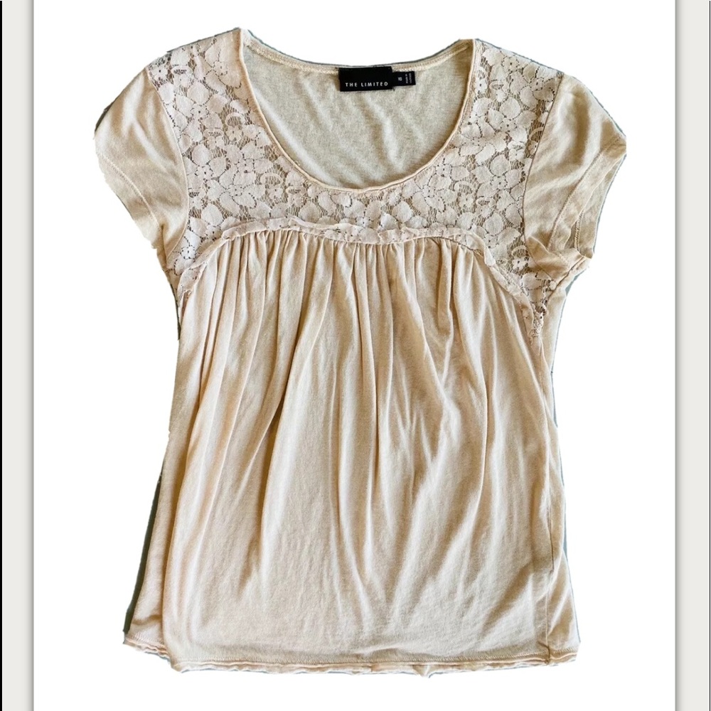 The Limited Size XS Beige Top Blouse